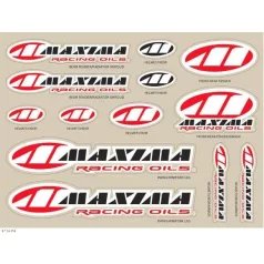   MAXIMA matrica lap - Válogatott logók 15 mil / Méret 11" x 14" (28cm x 23.5cm)