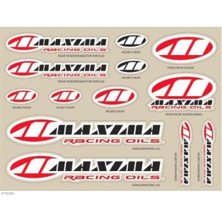   MAXIMA matrica lap - Válogatott logók 15 mil / Méret 11" x 14" (28cm x 23.5cm)