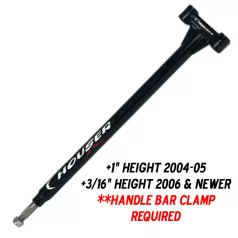   Houser Yamaha YFZ450 kormányszár,2004-05 +1", 06-13, +3/16" magasság , Fekete fényes