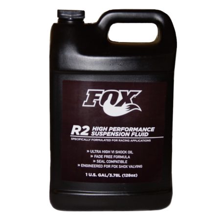FOX Racing R2 nagy teljesítményű felfüggesztési folyadék (1 Gallon, 3,78L)