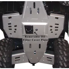   Ricochet ATV / QUAD Polaris Sportsman 550/850 Xp 2013-16, Komplett Haspáncél Set