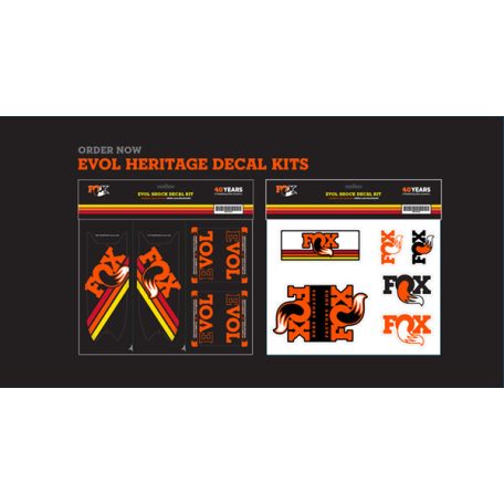 Decal 2015 Am Heritage , Evol Kit, Narancssárga