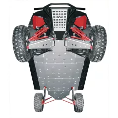   XRW Alumínium Haspáncél Lengőkarvédőburkolat Nélkül Polaris Rzr 4 900 Xp (S/Triang.)