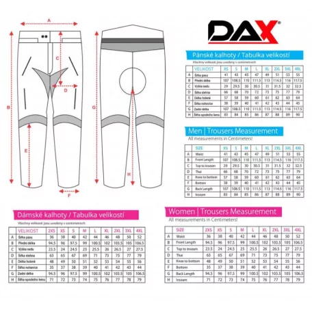Dax Női Softshell Nadrág With Protectors