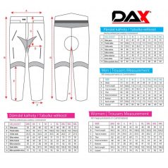 Dax Action Fekete Nadrág, Maxdura/Dublan With Protectors