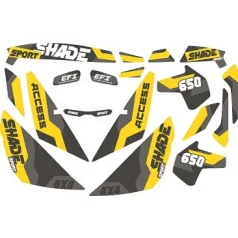 600cc Shade Sport Fekete/Szürke