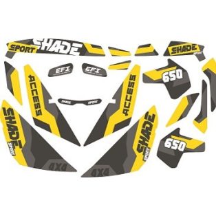 600cc Shade Sport Fekete/Szürke