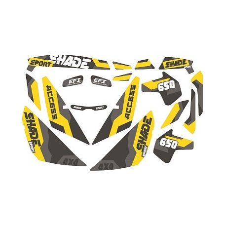 600cc Shade Sport Fekete/Szürke