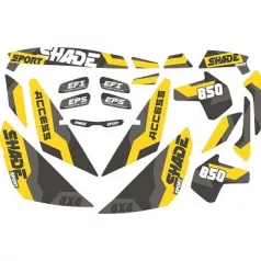 800cc Shade Sport Fekete/Szürke