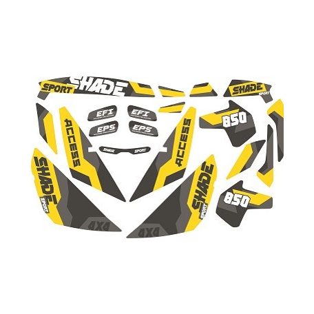 800cc Shade Sport Fekete/Szürke
