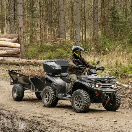 SHARK ATV / QUAD Utánfutó "Wood" 550 Fekete 160 X 130 X 85 Cm