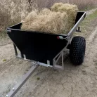 SHARK ATV / QUAD Utánfutó "Wood" 550 Fekete 160 X 130 X 85 Cm