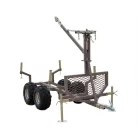 SHARK ATV / QUAD Utánfutó "Wood" 1500 Fekete 380 X 130 X 190 Cm