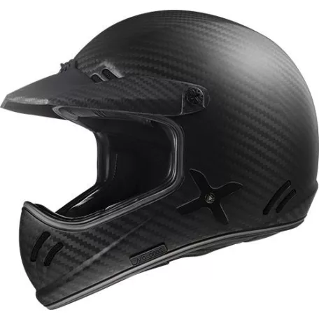 LS2 MX471 Karbon Cross Bukósisak Xtra Single Mono Matt Carbon XL