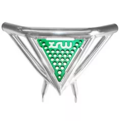   XRW Első Lökhárító Xr10 Polírozott Phd Zöld Yamaha 450