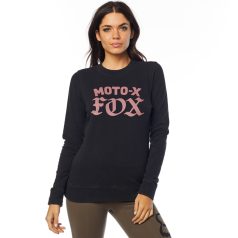 FOX Moto X Crew Fleece, Fekete, Lfs18F