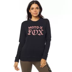 FOX Moto X Crew Fleece, Fekete, Lfs18F