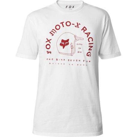 FOX Fifty Ss Premium Tee, Optic Fehér, Lfs18F