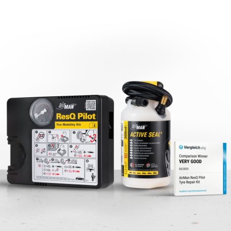 Airman Resq Pilot 12V Kompresszor + 300 Ml Defektfolyadék