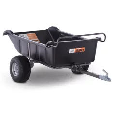 SHARK ATV / QUAD Kerti Utánfutó 680 Fekete, 2 Kerekű
