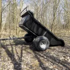 SHARK ATV / QUAD Kerti Utánfutó 680 Fekete, 2 Kerekű
