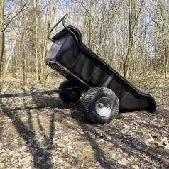 SHARK ATV / QUAD Kerti Utánfutó 680 Fekete, 2 Kerekű