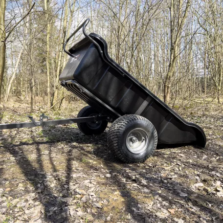 SHARK ATV / QUAD Kerti Utánfutó 680 Fekete, 2 Kerekű