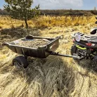 SHARK ATV / QUAD Kerti Utánfutó 680 Fekete, 2 Kerekű