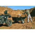 SHARK ATV / QUAD Kerti Utánfutó 680 Fekete, 2 Kerekű