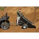 SHARK ATV / QUAD Kerti Utánfutó 680 Fekete, 2 Kerekű