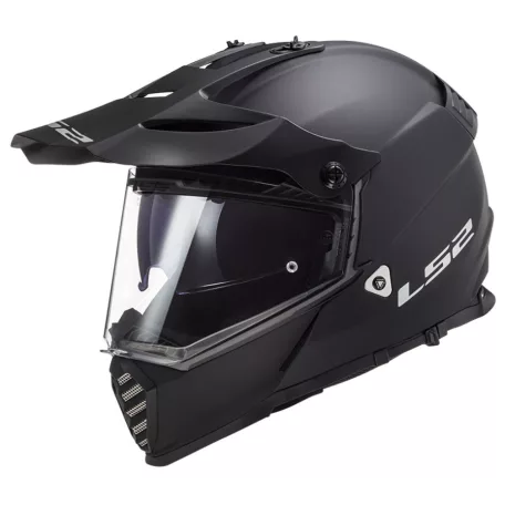 LS2 MX436 Pioneer Evo Off-Road Bukósisak Matt Fekete XS