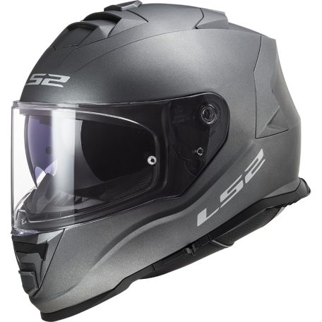 LS2 FF800 Zárt Bukósisak Storm Solid Matt Titánium XS