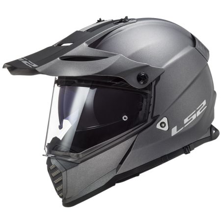 LS2 MX436 Pioneer Evo Off-Road Bukósisak Matt Titánium XXS