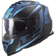 LS2 FF800 Zárt Bukósisak Storm Racer Matt Kék S