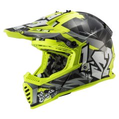 LS2 MX437 Junior Cross Bukósisak Fast Evo Fekete / Sárga