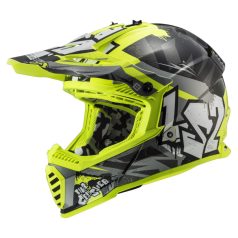 LS2 MX437 Junior Cross Bukósisak Fast Evo Fekete / Sárga