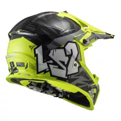 LS2 MX437 Junior Cross Bukósisak Fast Evo Fekete / Sárga