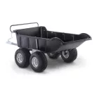 SHARK ATV / QUAD Kerti Utánfutó 680 Fekete, 4 Kerekű