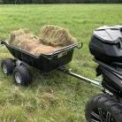 SHARK ATV / QUAD Kerti Utánfutó 680 Fekete, 4 Kerekű