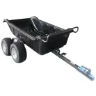 SHARK ATV / QUAD Kerti Utánfutó 680 Fekete, 4 Kerekű