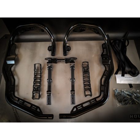 Houser YAMAHA YFZ450R 09-14, YFZ450X 10-11, Pro Bounce Nerf Bar, XC verzió Fekete