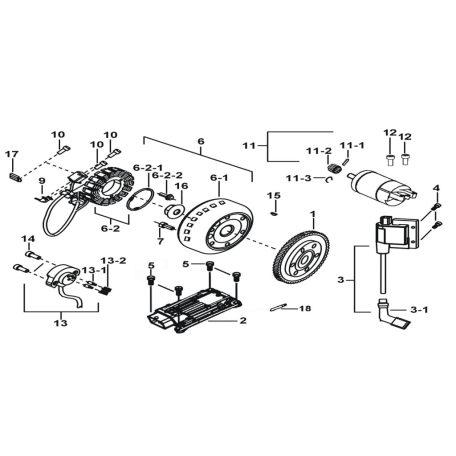 MOTORINDÍTÁS、REPÜLŐ MÁGNES、ECU