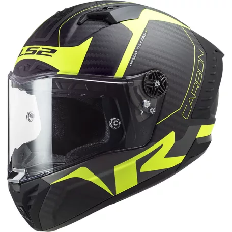 LS2 FF805 Zárt Bukósisak Thunder C Racing1 Matt H-V Sárga XXL