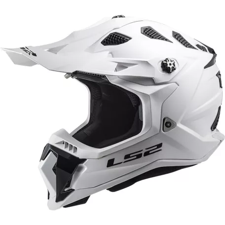LS2 MX700 Cross Bukósisak Subverter Single Mono Fényes Fehér XS