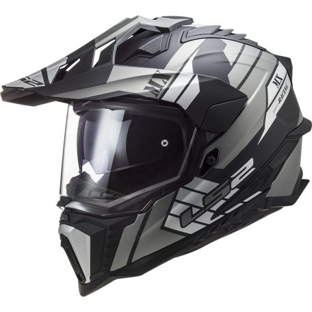 LS2 MX701 Explorer Atlantis Cross Bukósisak Matt Titánium XS