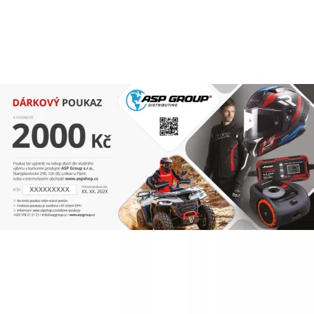 Ajándékutalvány 2000,- CZK
