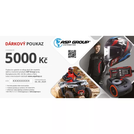 Ajándékutalvány 5000,- CZK