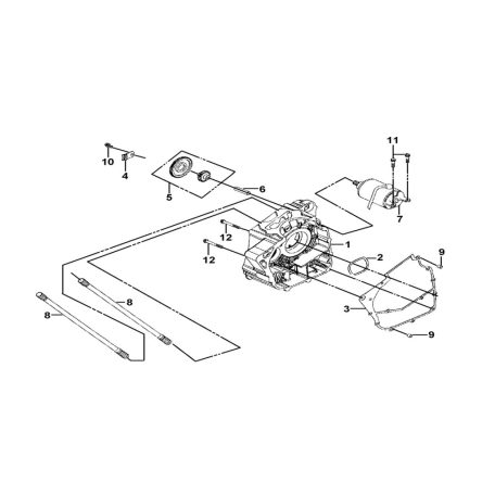 R. CRANK CASE