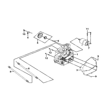 R. CRANK CASE