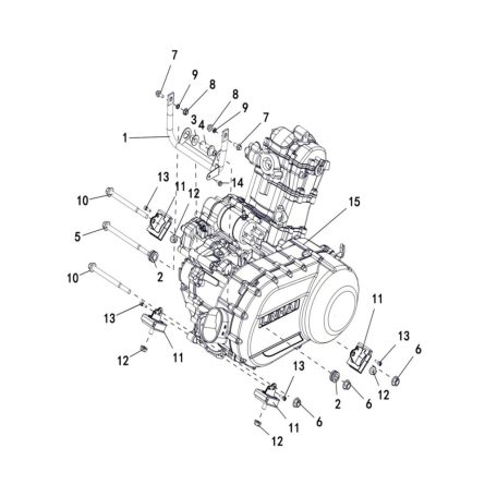 Motor telepítése